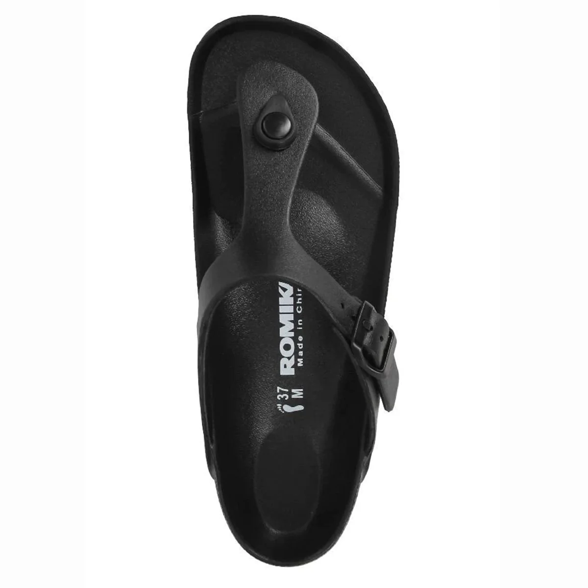 Roemer 07 Toe Thong EVA Sandal in Black - Image 3