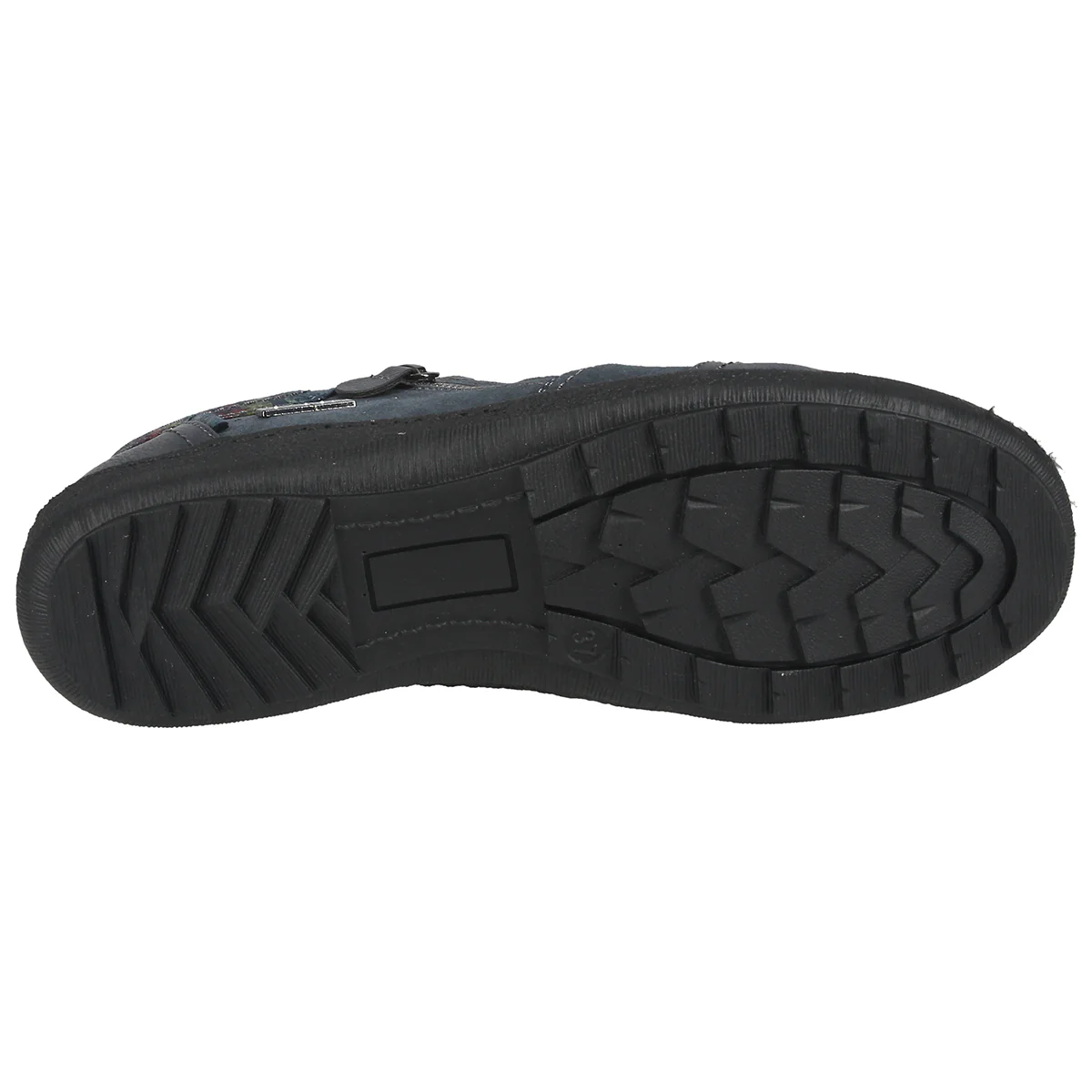 Romika Ellie 01 Side Zip Casual Waterproof Shoe in Blue - Image 4