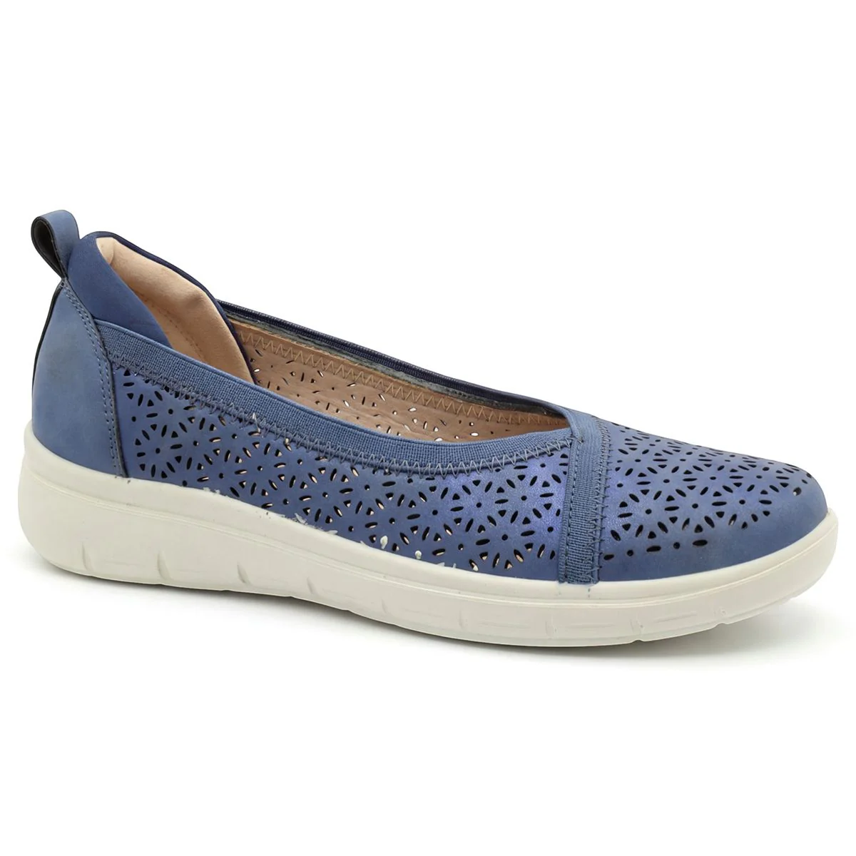 S8486 Casual Slip On Shoes in Blue
