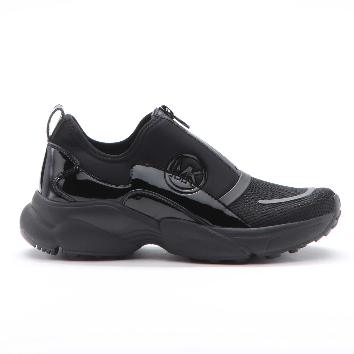 Michael Kors Sami Zip Sneaker in Black - Image 5