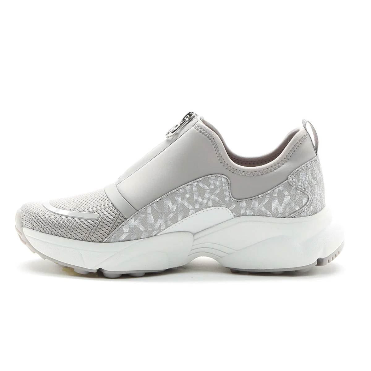 Michael Kors Sami Zip Grey Multi Sneaker - Image 3