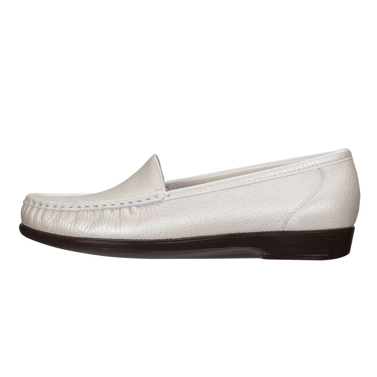 SAS Simplify Women's Slip On Loafer In Bone/Pearl - Image 2