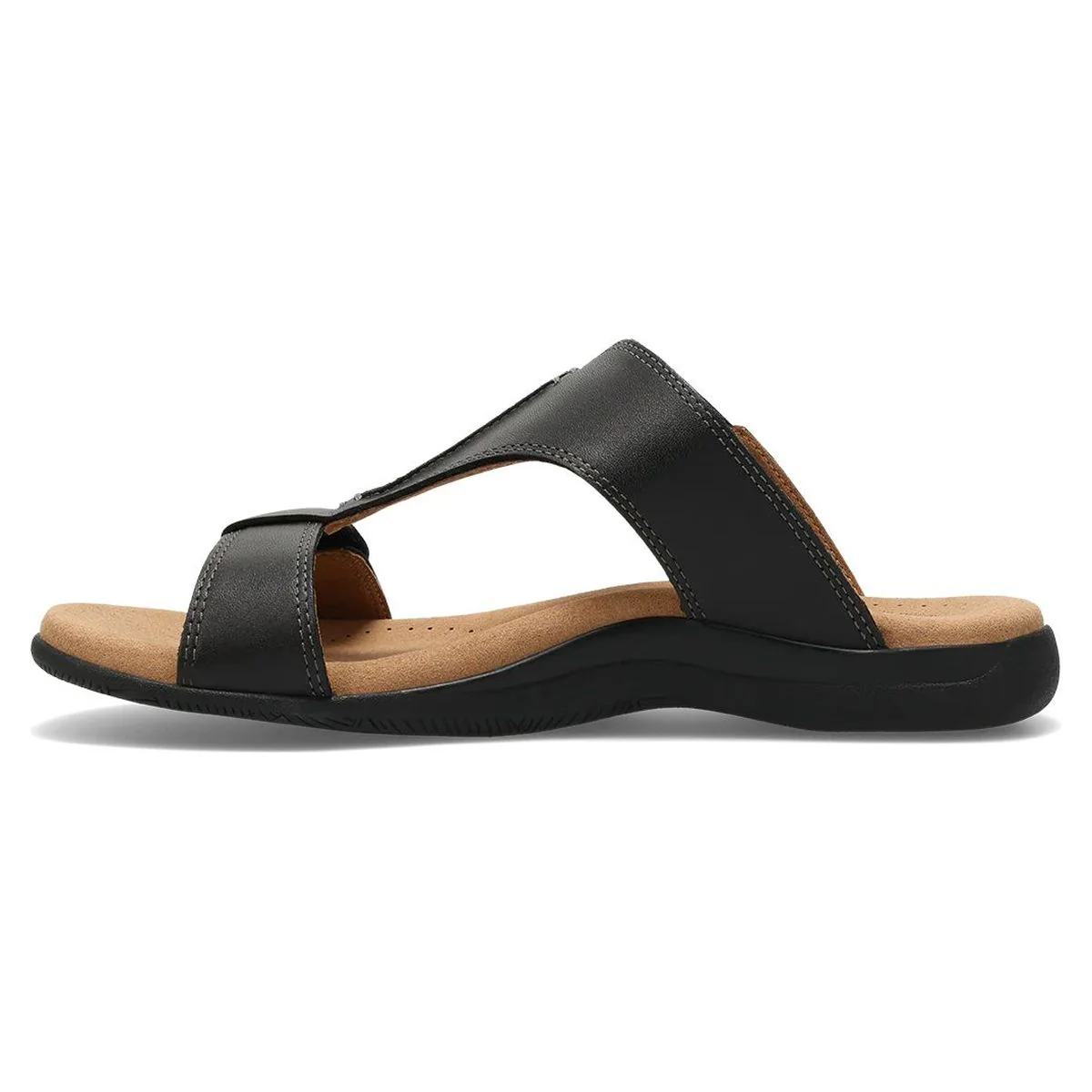 Slide Show Adjustable Strap Sandal in Black - Image 5