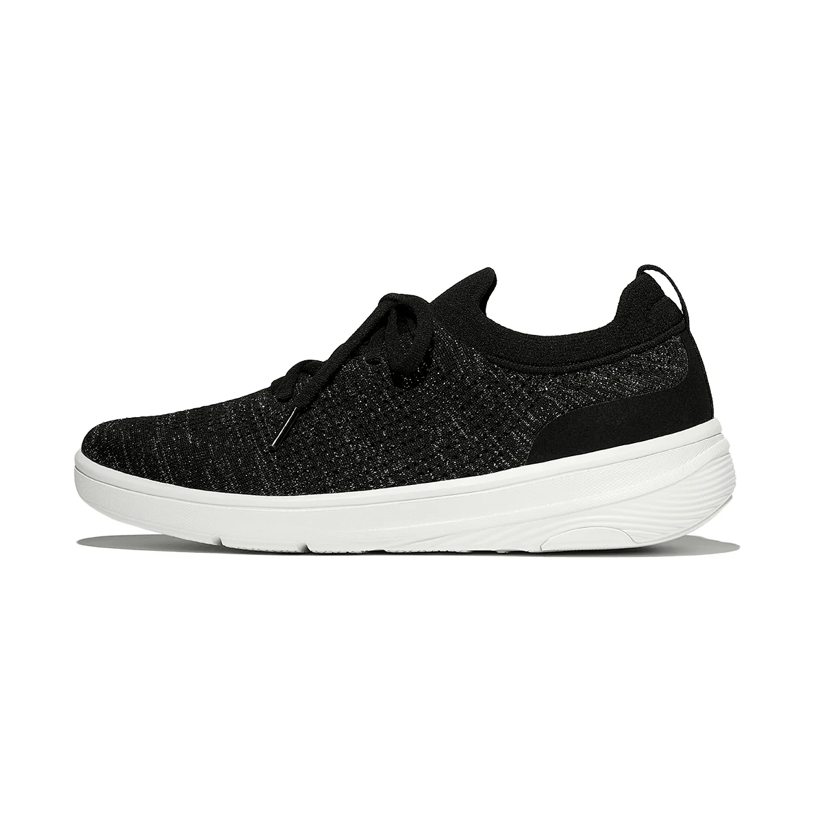 Fit Flop Super-Q Women's Knit Slip-On Laced Sneakers - Image 2
