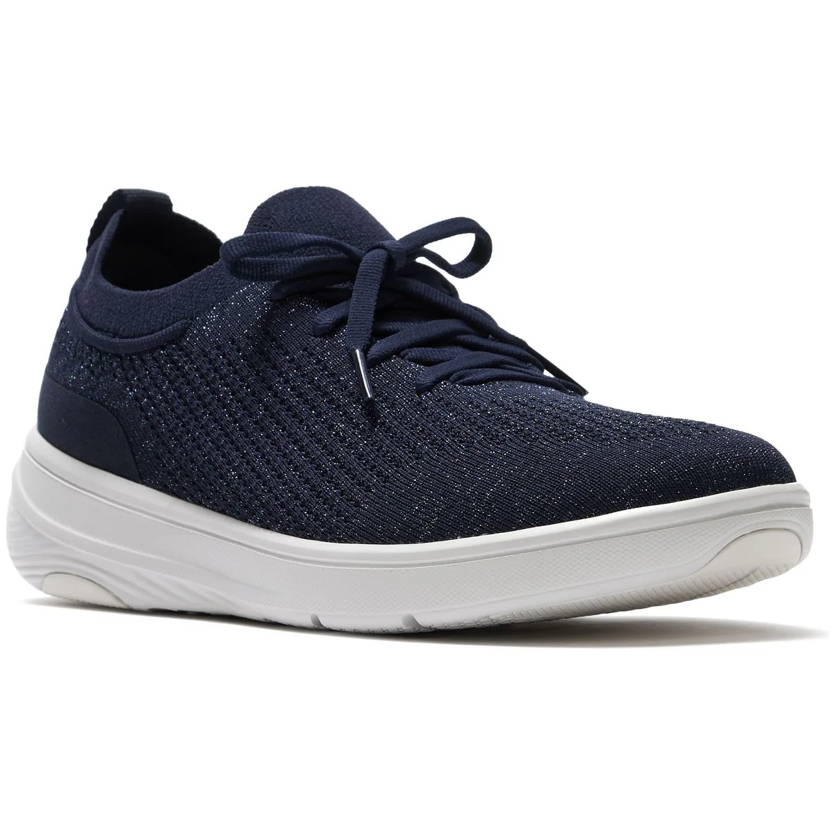 Super-Q Knit Slip-On Laced Sneakers - Image 3