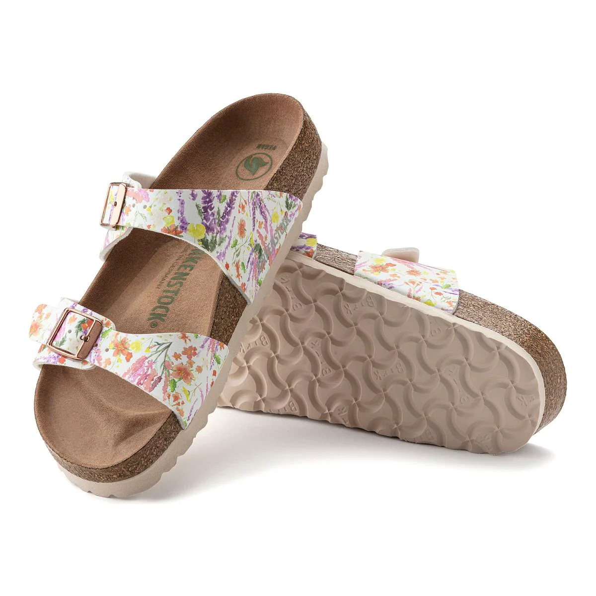 Birkenstock Sydney Vegan – Pink Floral - Image 2