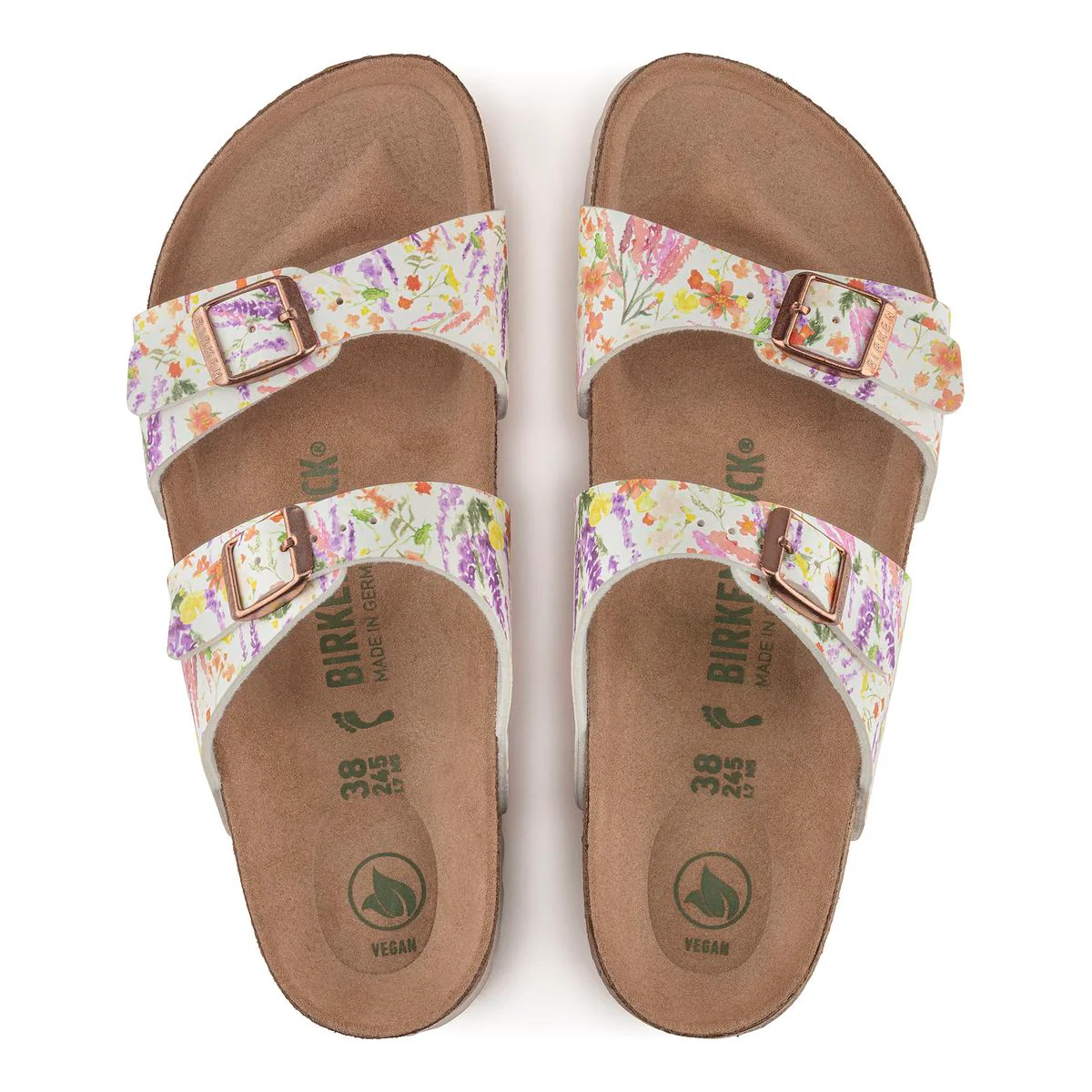 Birkenstock Sydney Vegan – Pink Floral - Image 3