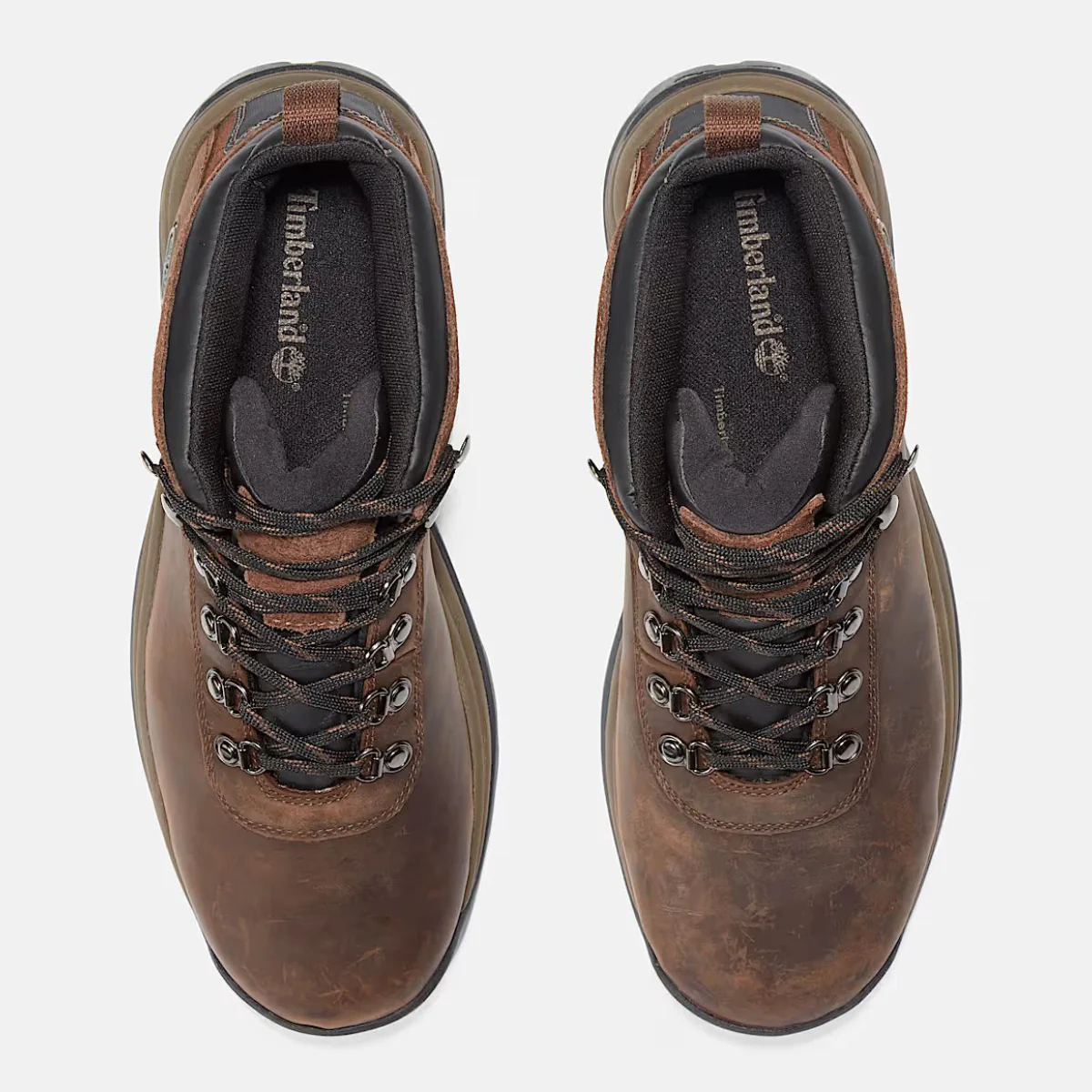 Timberland Men's Flume Waterproof Mid Hiker Boot in Dark Brown - Image 3