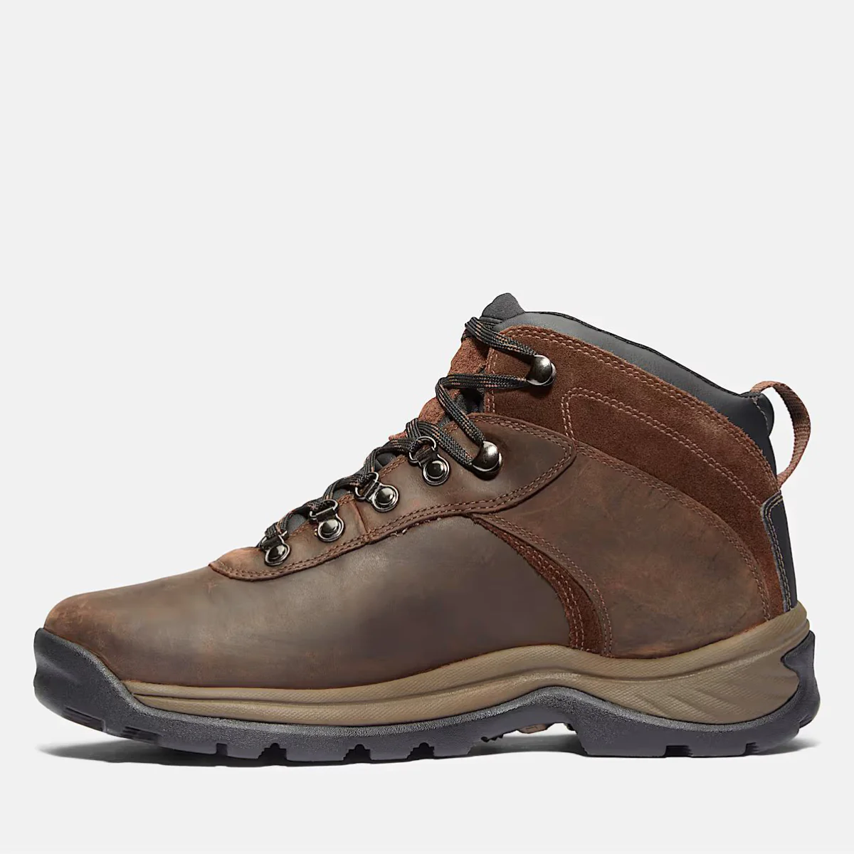 Timberland Men's Flume Waterproof Mid Hiker Boot in Dark Brown - Image 5