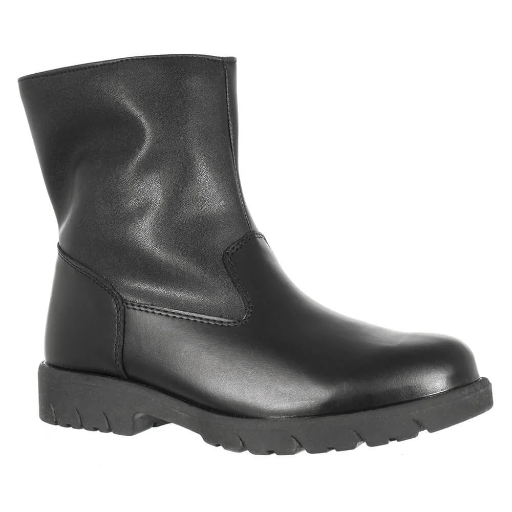 Toe Warmers Men's Track Side Zip Commuter Boot in Black