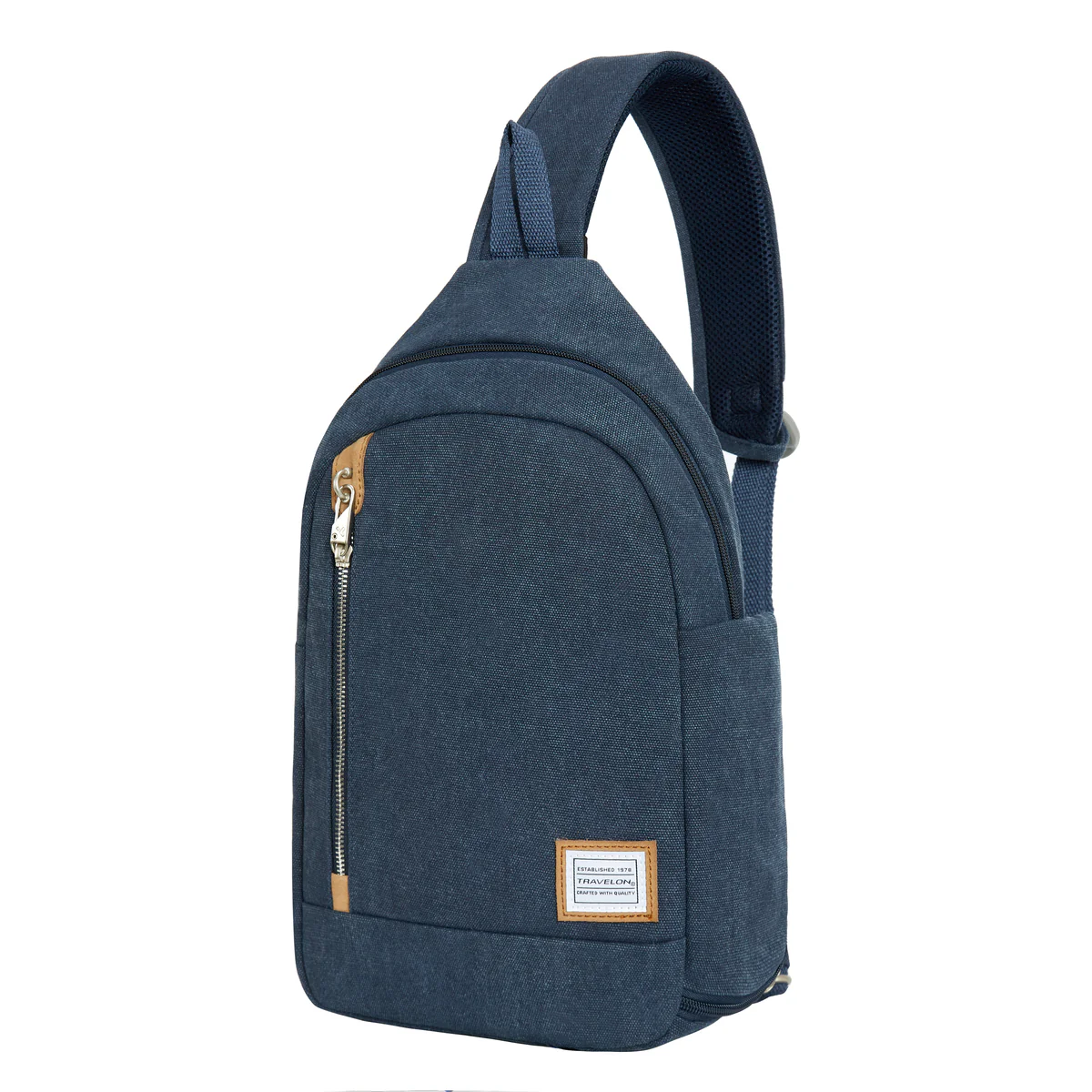 Travelon Anti-Theft Heritage Sling Bag in Indigo - Image 2