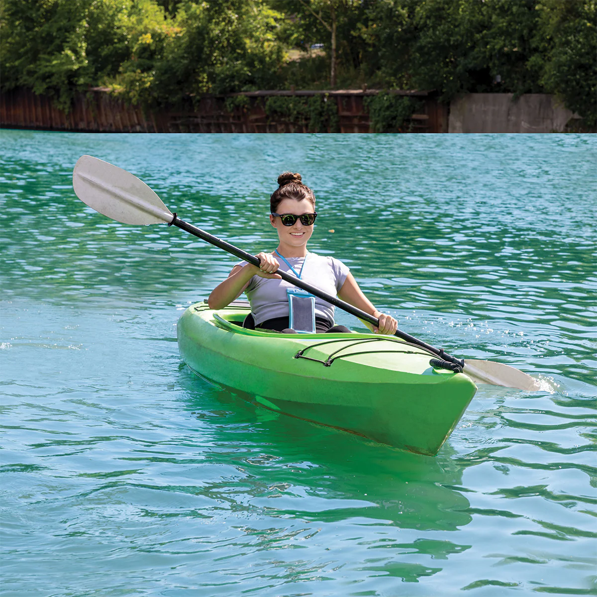Travelon itFloats!® Waterproof Pouch in Blue - Image 2