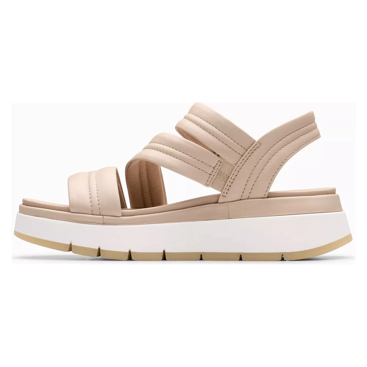Clarks Tuscan Women's Strap Sandal in Beige - Image 3