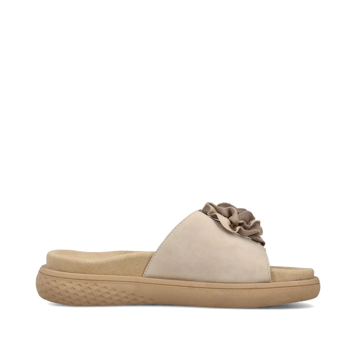 Rieker V1562-62 Morelia Slide Sandals in Ginger| Women's Summer Mule Sandals - Image 2