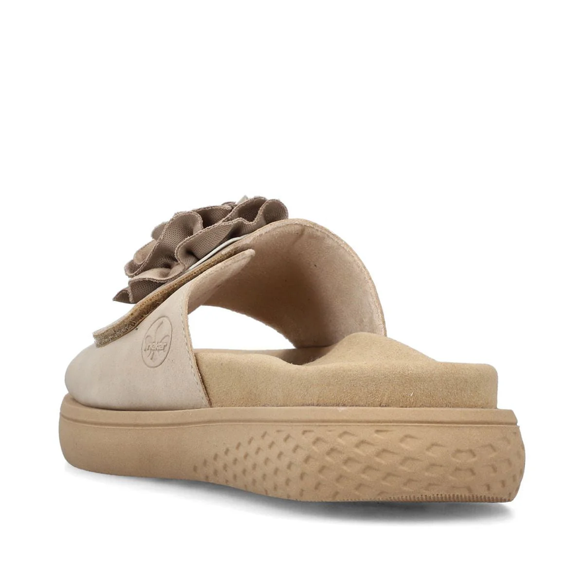 Rieker V1562-62 Morelia Slide Sandals in Ginger| Women's Summer Mule Sandals - Image 3
