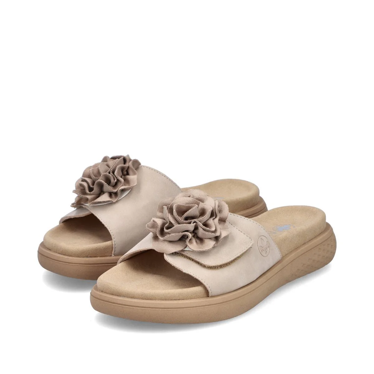 Rieker V1562-62 Morelia Slide Sandals in Ginger| Women's Summer Mule Sandals - Image 5
