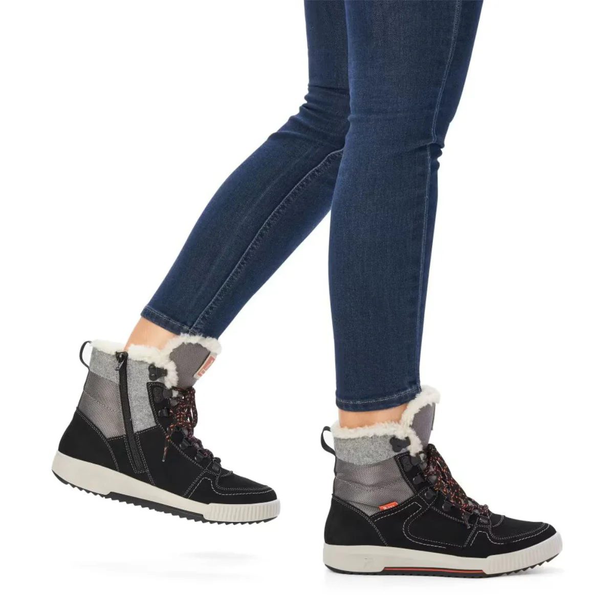 Rieker Evolution Womens W0170 Hi Top Winter Boot - Image 7