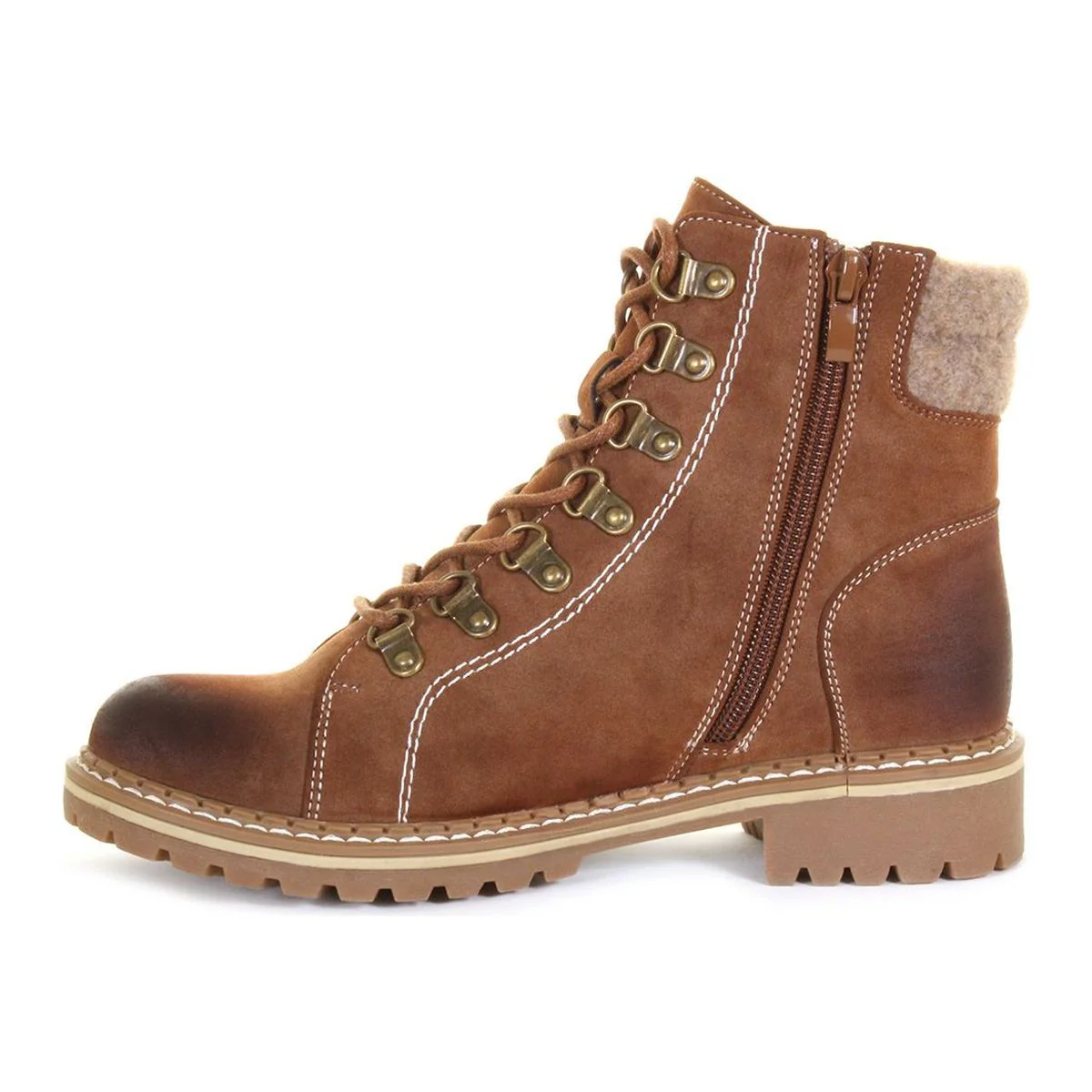 Wanderlust Lina Women's Boot In Dark Tan - Image 2