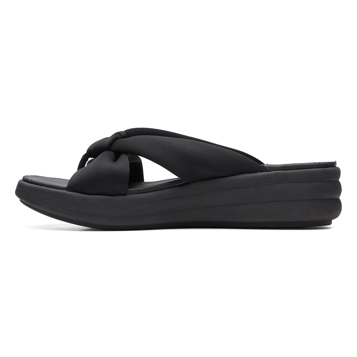 Clarks Women's Drift Ave Wedges in black - Image 3