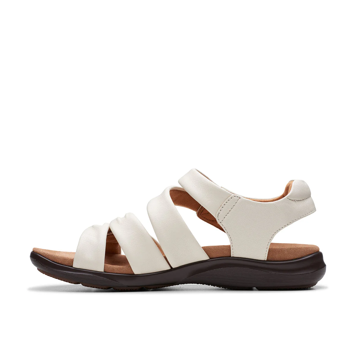 Clarks Kitly Ave Flat Women's Sandals in Off White - Image 3