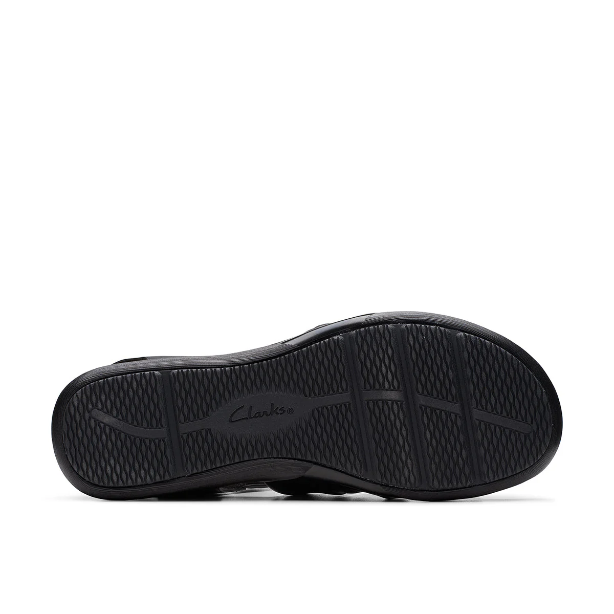 Clarks Kitly Ave Flat Women's Sandals in Black - Image 4