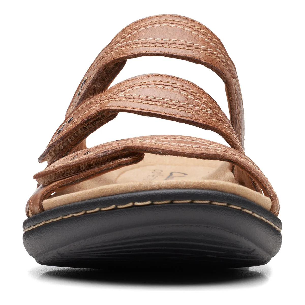 Clarks Laurieann Ayla Women's Flat Sandals in Tan - Image 3