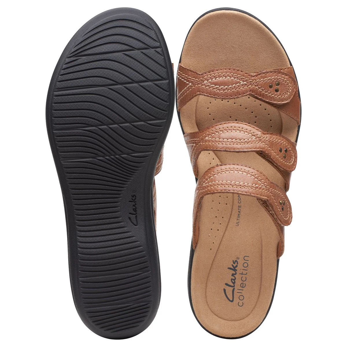 Clarks Laurieann Ayla Women's Flat Sandals in Tan - Image 7