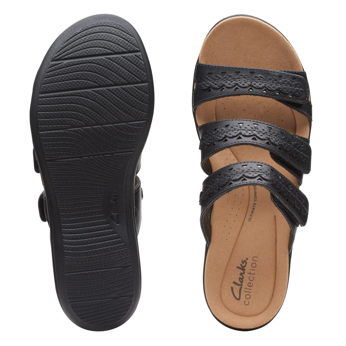 Clarks Laurieann Cove Women's Casual Sandals in Black - Image 7