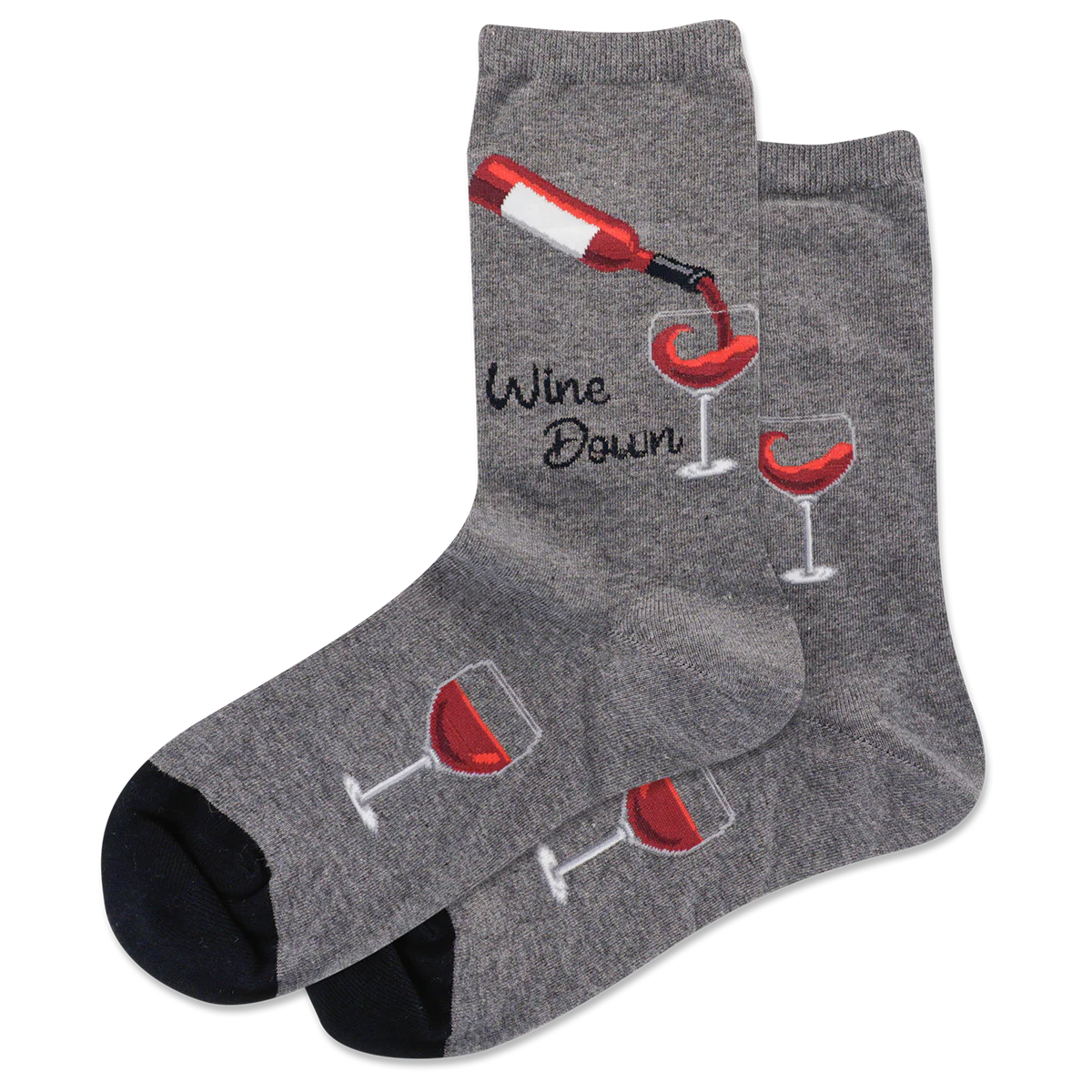 Women's Wine Down Crew Socks