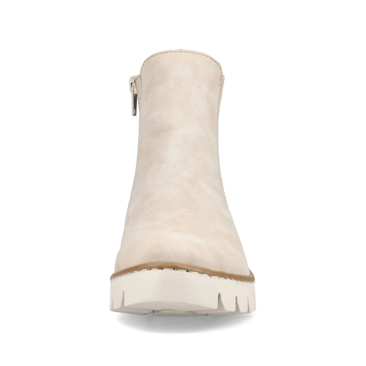 X5772 Chelsea Boots In Beige For Women - Image 4