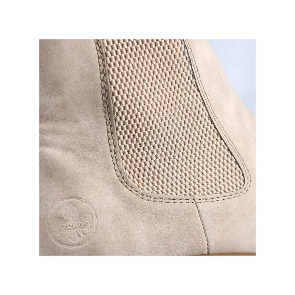X5772 Chelsea Boots In Beige For Women - Image 6