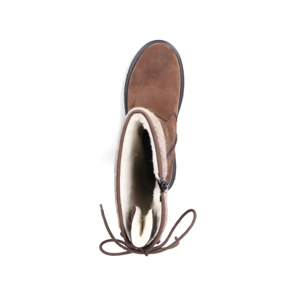 Rieker Suede X8263 High Winter Boots with Foldable Cleat - Image 4